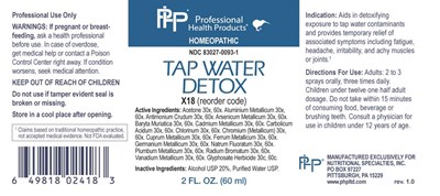 NSPC0102 Tap Water Detox.jpg TAP WATER DETOX - NSPC0102 Tap Water Detox